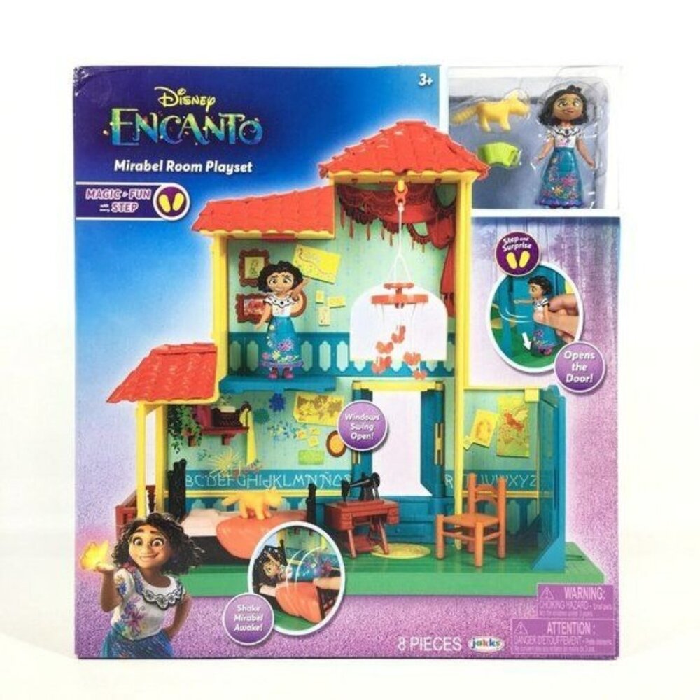 Disney Encanto Mirabel Room Playset Magic & Fun Mirabel Figure & Accessories 8pc